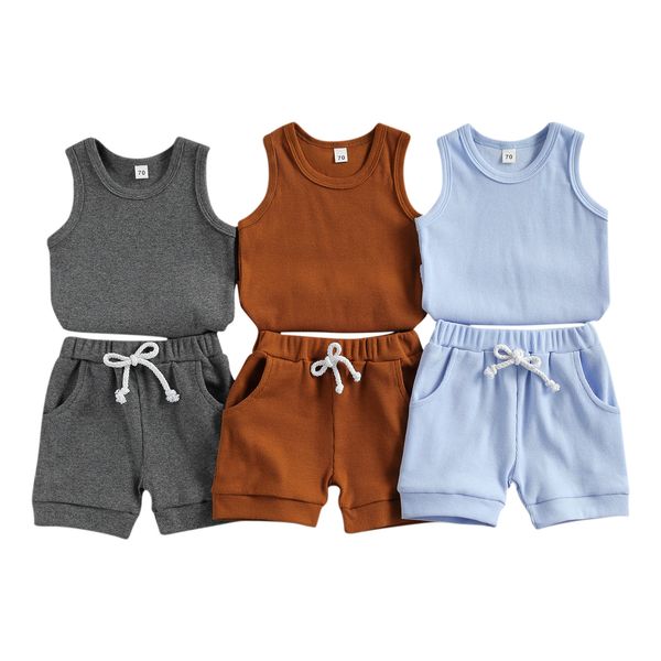 newborn infant baby boys clothes sets 2pcs solid sleeveless vest bottoms shorts 0-3y 3 colors, White
newborn infant baby boys clothes sets 2pcs solid sleeveless vest bottoms shorts 0-3y 3 colors, White