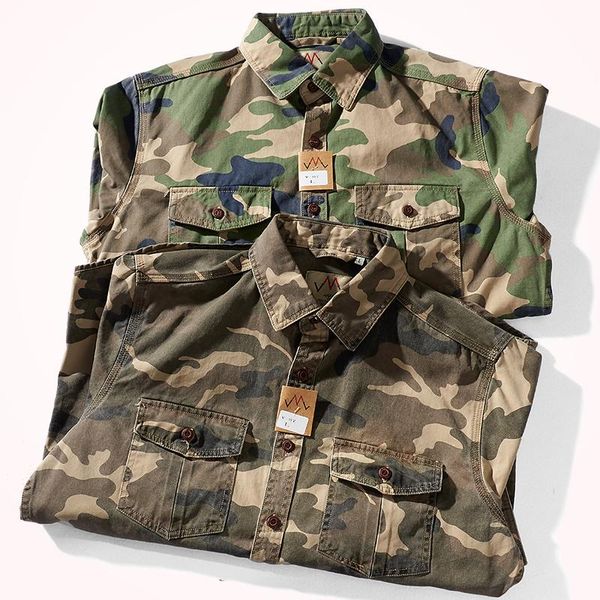 men's casual shirts autumn military style camouflage tooling shirt thin jacket pure cotton washed old double pockets long sleeve blouse, White;black
men's casual shirts autumn military style camouflage tooling shirt thin jacket pure cotton washed old double pockets long sleeve blouse, White;black