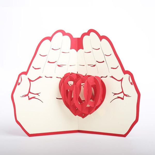 greeting cards 3d love in the hands romance -up valentines day anniversary card sticker laser cut wedding invitation
greeting cards 3d love in the hands romance -up valentines day anniversary card sticker laser cut wedding invitation