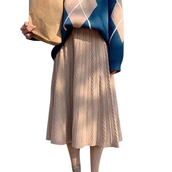 skirts autumn and winter women knitted skirt korean style elegant solid color slimming mid-length 2021 arrivals, Black
skirts autumn and winter women knitted skirt korean style elegant solid color slimming mid-length 2021 arrivals, Black