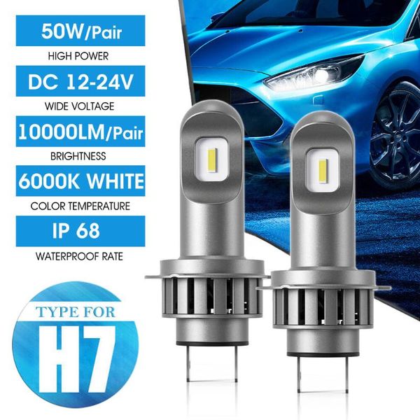 car headlights 2pcs h7 led headlight conversion globes canbus bulbs beam 6000k 50w 10000lm running lights for cars lamp auto
car headlights 2pcs h7 led headlight conversion globes canbus bulbs beam 6000k 50w 10000lm running lights for cars lamp auto