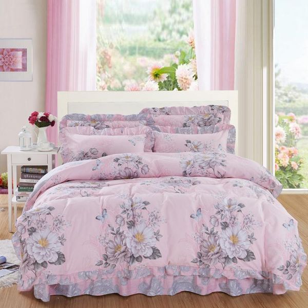 bedding sets flower 100%queen king lace cotton 4pc set quilt cover pillowcase flat bed sheet bedspreads home el bedclothes bedroom
bedding sets flower 100%queen king lace cotton 4pc set quilt cover pillowcase flat bed sheet bedspreads home el bedclothes bedroom