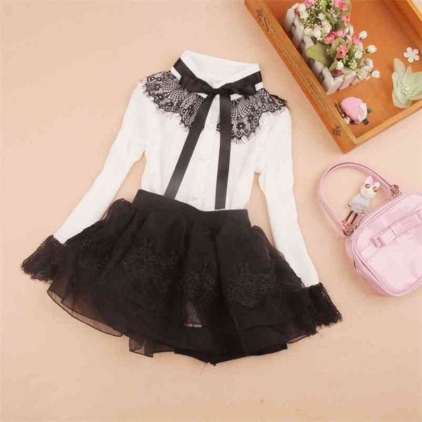 arrival girls long sleeve blouses european and american style eyelash lace design shirts teenage solid bow clothing 210622, White;black
arrival girls long sleeve blouses european and american style eyelash lace design shirts teenage solid bow clothing 210622, White;black
