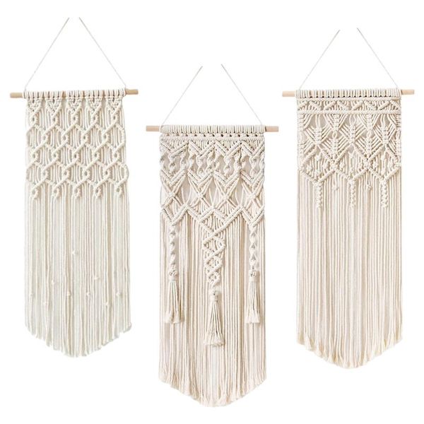 tapestries macrame wall ing tapestry decor boho chic bohemian hand woven cotton rope tassel art home decoration 11x28inch
tapestries macrame wall ing tapestry decor boho chic bohemian hand woven cotton rope tassel art home decoration 11x28inch