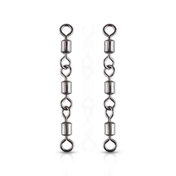 10/20/30pcs stainless steel fishing swivel 3 joint rolling swivel for carp fishing lure connector accessories
10/20/30pcs stainless steel fishing swivel 3 joint rolling swivel for carp fishing lure connector accessories