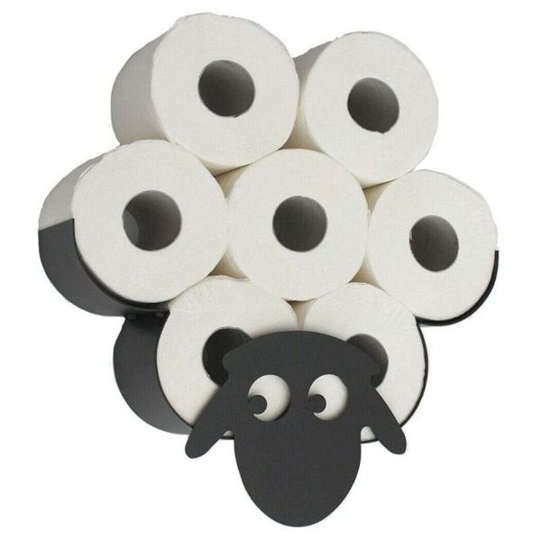 hooks & rails household toilet paper storage rack sheep shape wall-mounted black metal towel holder bathroom wc tissue racks
hooks & rails household toilet paper storage rack sheep shape wall-mounted black metal towel holder bathroom wc tissue racks