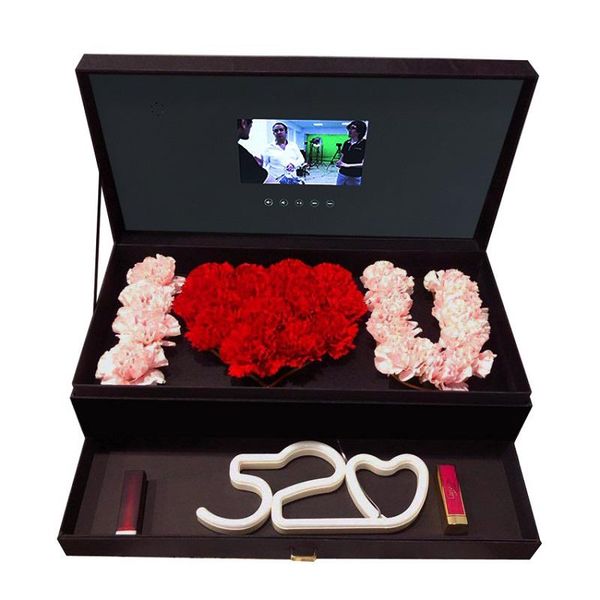 gift wrap luxury drawer gifts long packaging flower box with 7 inch lcd video screen
gift wrap luxury drawer gifts long packaging flower box with 7 inch lcd video screen