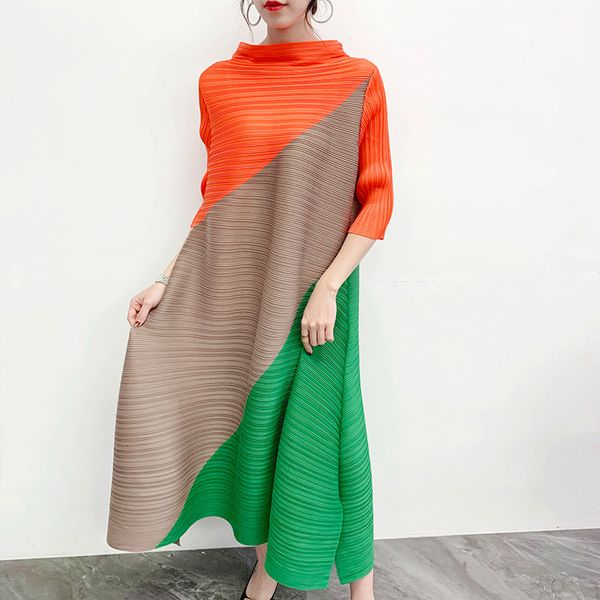 2021 pleated fall summer new color matching long loose plus size women bohemian clothing gs6t, Black;gray
2021 pleated fall summer new color matching long loose plus size women bohemian clothing gs6t, Black;gray