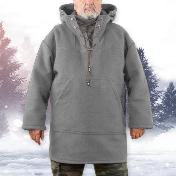 men's jackets 2021 autumn solid color front pockets pullover hoodie woolen lace up hooded winter men sweatshirt cosplay costume streetw, Black;brown
men's jackets 2021 autumn solid color front pockets pullover hoodie woolen lace up hooded winter men sweatshirt cosplay costume streetw, Black;brown