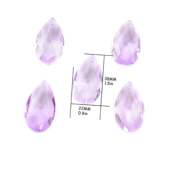 22mm 38mm 50mm lilac pink teardrop chandelier crystal pendants prisms parts lighting beads for wedding garland decoration
22mm 38mm 50mm lilac pink teardrop chandelier crystal pendants prisms parts lighting beads for wedding garland decoration