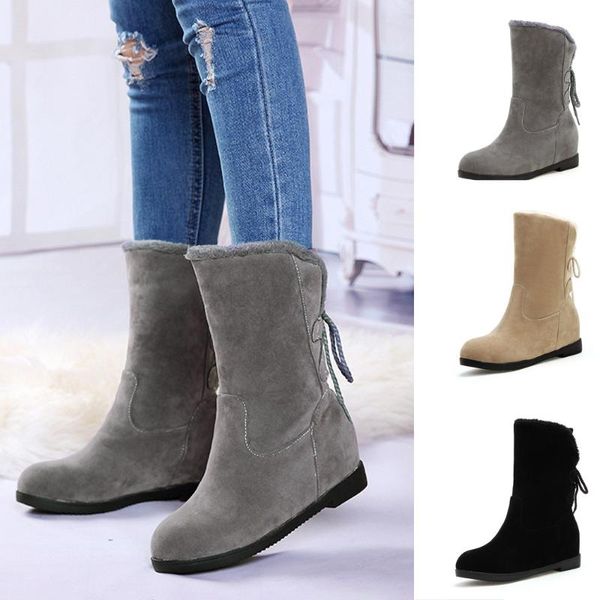 boots women's leisure flat shoe winter non-slip thick bottom keep warm classic ladies shoes sep#, Black
boots women's leisure flat shoe winter non-slip thick bottom keep warm classic ladies shoes sep#, Black