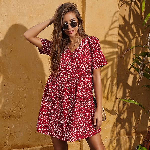 2021 women summer beach chiffon casual short sleeve floral a-line stylish es mini party elegant v-neck sun 2p33, Black;gray
2021 women summer beach chiffon casual short sleeve floral a-line stylish es mini party elegant v-neck sun 2p33, Black;gray