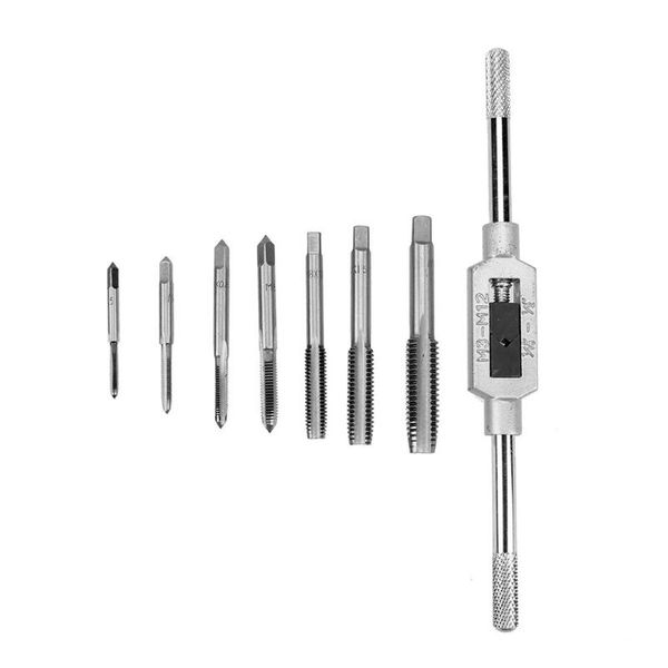 hand tools 8pcs metal screw taps holder thread metric machine wrench hinge set with m3-m12 tool
hand tools 8pcs metal screw taps holder thread metric machine wrench hinge set with m3-m12 tool