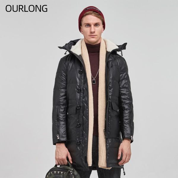 men's down & parkas ourlong winter clothes warm long padding puffer quilted jacket bubble coats, Black
men's down & parkas ourlong winter clothes warm long padding puffer quilted jacket bubble coats, Black