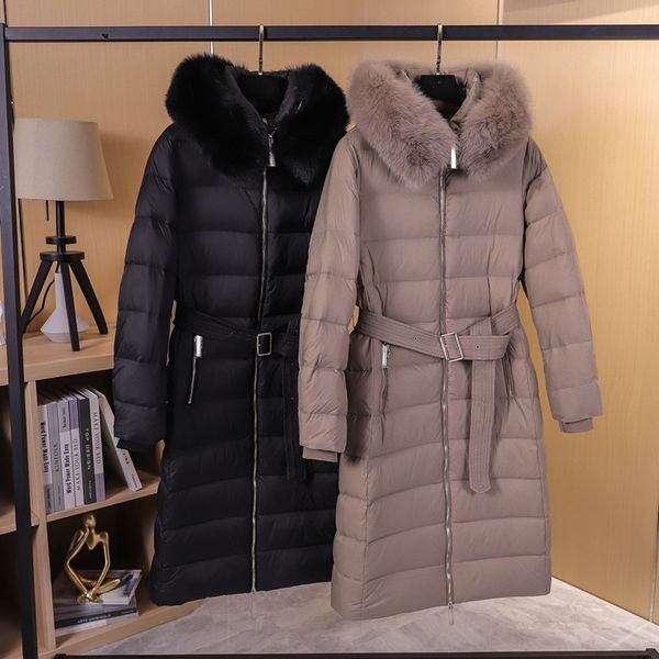 big fur collar high-end atmospheric epidemic all-matching graceful slimming european goods new foreign trade original order womens down jack, Black
big fur collar high-end atmospheric epidemic all-matching graceful slimming european goods new foreign trade original order womens down jack, Black