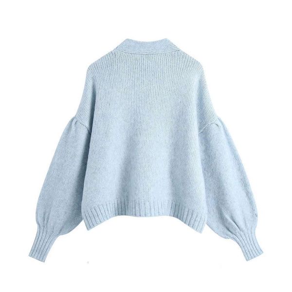 artificial button 2021 bow new bubble sleeve women's loose knit jacket 024614 luxury, White;black
artificial button 2021 bow new bubble sleeve women's loose knit jacket 024614 luxury, White;black