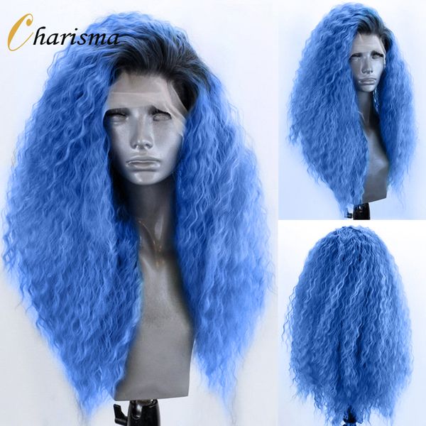 costume accessories afro kinky curly lace front wigs for black women ombre blue synthetic glueless lace frontal wig natural hairline wigs, Silver
costume accessories afro kinky curly lace front wigs for black women ombre blue synthetic glueless lace frontal wig natural hairline wigs, Silver