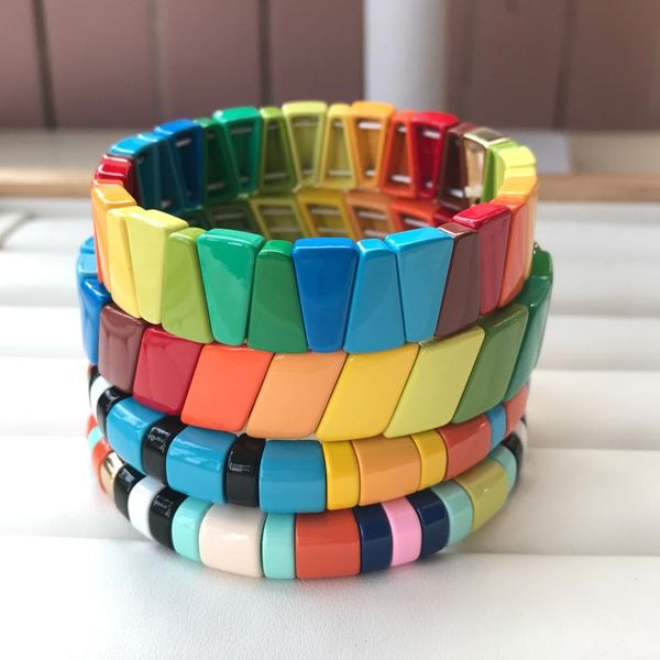 beaded, strands rainbow color tile enamel beaded bracelets for women friendship pulseiras summer fashion bohemian jewelry girl gifts qc2716, Black
beaded, strands rainbow color tile enamel beaded bracelets for women friendship pulseiras summer fashion bohemian jewelry girl gifts qc2716, Black