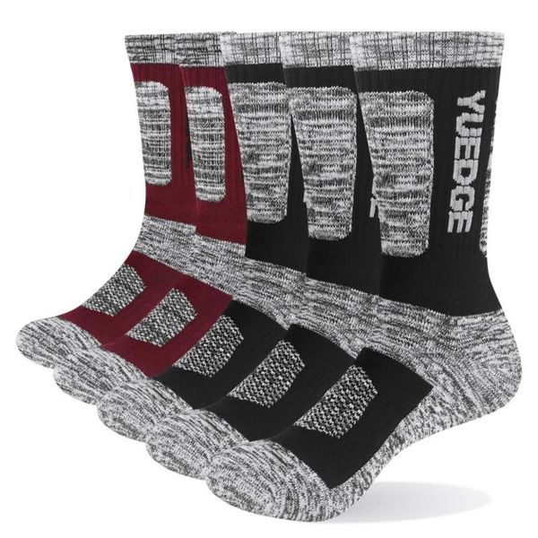 sports socks yuedge men's cotton terry cushion breathable crew hiking thicker winter thermal 5 pairs lot 38-45 eu, Black
sports socks yuedge men's cotton terry cushion breathable crew hiking thicker winter thermal 5 pairs lot 38-45 eu, Black