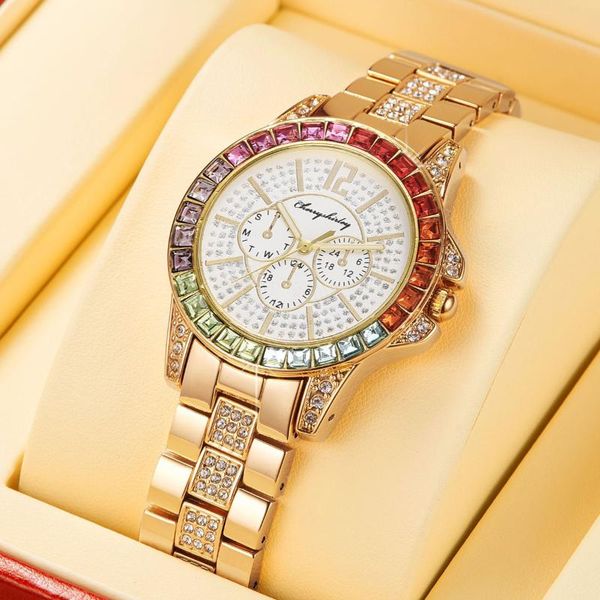 wristwatches women watches diamond gold watch ladies wrist rhinestone women's bracelet female relogio feminino, Slivery;brown
wristwatches women watches diamond gold watch ladies wrist rhinestone women's bracelet female relogio feminino, Slivery;brown