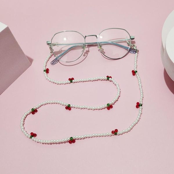 sunglasses frames cherry chain romantic transparent bead for glasses women mask lanyard jewelry hangs masks, Silver
sunglasses frames cherry chain romantic transparent bead for glasses women mask lanyard jewelry hangs masks, Silver