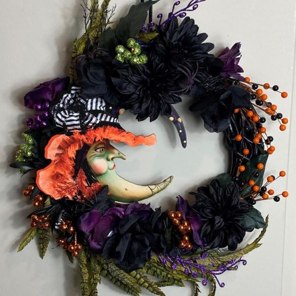 decorative flowers & wreaths witch moon wreath,halloween christmas party pendant,door hanger decor halloween ornaments cosplay gift
decorative flowers & wreaths witch moon wreath,halloween christmas party pendant,door hanger decor halloween ornaments cosplay gift