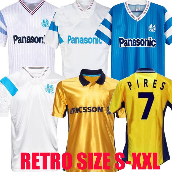 1998 1999 olympique de marseille retro soccer jersey 90 91 92 93 98 99 pires maurice blanc ravanelli gallas classic vintage football shirt, Black;yellow
1998 1999 olympique de marseille retro soccer jersey 90 91 92 93 98 99 pires maurice blanc ravanelli gallas classic vintage football shirt, Black;yellow