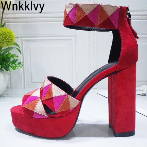 dress shoes sandals women platform super high heel patchwork real leather summer t-show runway sandalies feninina party, Black
dress shoes sandals women platform super high heel patchwork real leather summer t-show runway sandalies feninina party, Black