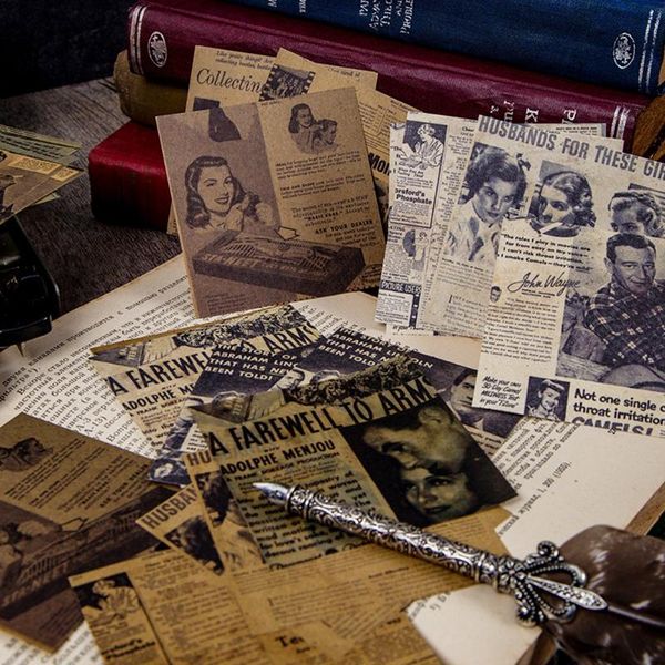 gift wrap 60 pcs retro scrapbooking diy material paper pack vintage old spaper decorative antique collection art craft diary journal
gift wrap 60 pcs retro scrapbooking diy material paper pack vintage old spaper decorative antique collection art craft diary journal