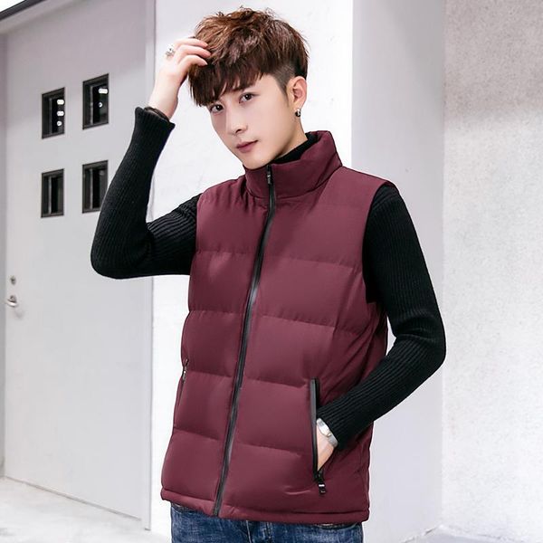 down vest windproof warm waistcoat casual coats men's vest winter casual sleeveless jacket mens clothes pgrapher, Black;white
down vest windproof warm waistcoat casual coats men's vest winter casual sleeveless jacket mens clothes pgrapher, Black;white