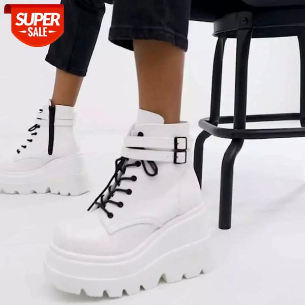 winter fashion high platform boots leather high wedges ankle boots women 2020 new female punk style heels shoes for woman #9s2b, Black
winter fashion high platform boots leather high wedges ankle boots women 2020 new female punk style heels shoes for woman #9s2b, Black