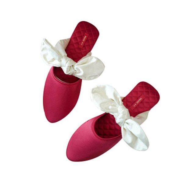ladies' new high-end fashion baotou big bow indoor waterproof non-slip home comfortable pointed fresh and sweet slippers summer, Black
ladies' new high-end fashion baotou big bow indoor waterproof non-slip home comfortable pointed fresh and sweet slippers summer, Black