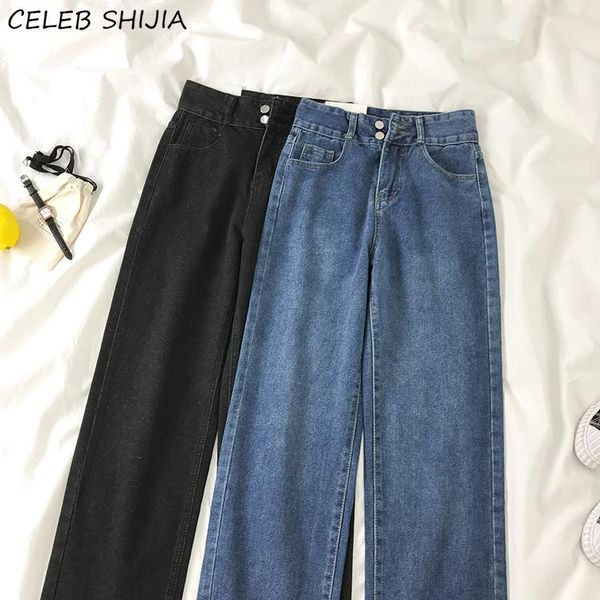 women's jeans shijia vintage loose denim woman blue solid high waist straight leg pants female clothes streetwear spring mom 2021
women's jeans shijia vintage loose denim woman blue solid high waist straight leg pants female clothes streetwear spring mom 2021