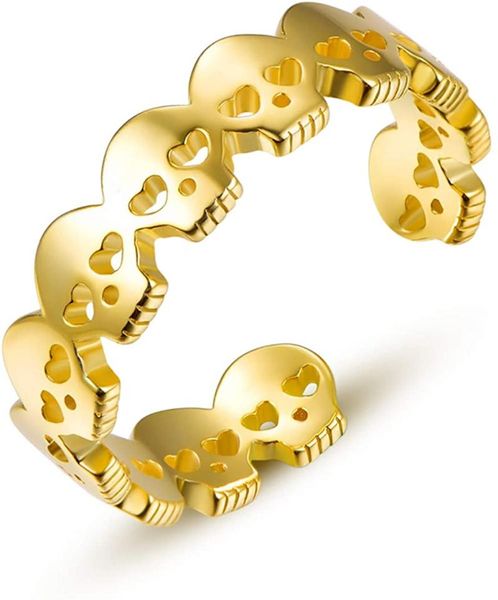 cluster rings jqueen 925 sterling silver wrap adjustable fancy skull open ring wedding bands for women girls fashion jewelry, Golden;silver
cluster rings jqueen 925 sterling silver wrap adjustable fancy skull open ring wedding bands for women girls fashion jewelry, Golden;silver