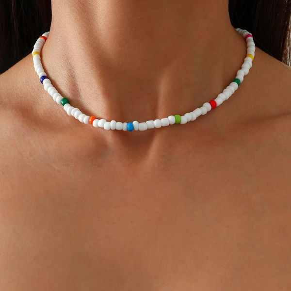 pendant necklaces ingemark simple white choker necklace for women wedding kpop fashion seed bead stand girl party beach travel jewelry, Silver
pendant necklaces ingemark simple white choker necklace for women wedding kpop fashion seed bead stand girl party beach travel jewelry, Silver