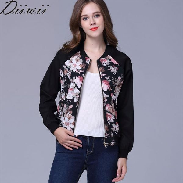 diiwii woman style ladies autumn winter short jacket printed zipper casual baseball uniform, Black;brown
diiwii woman style ladies autumn winter short jacket printed zipper casual baseball uniform, Black;brown