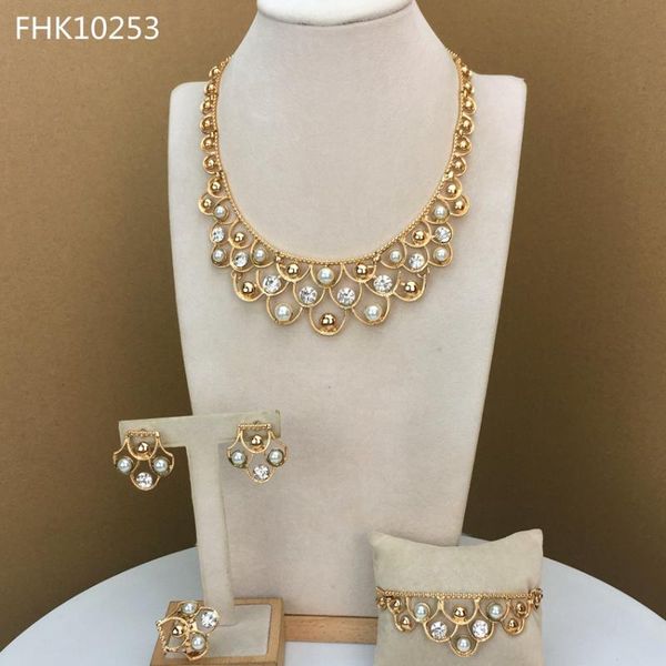 earrings & necklace yuminglai fashion jewelry sets rhinestone imitation pearl and beads bracelet ring fhk10253, Silver
earrings & necklace yuminglai fashion jewelry sets rhinestone imitation pearl and beads bracelet ring fhk10253, Silver