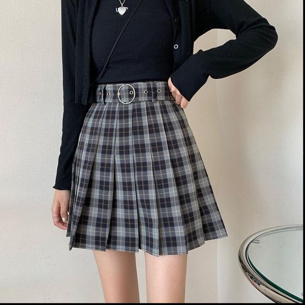gothic streetwear high waist fashion short skirt goth skirt plaid pleated mini skirts harajuku grunge winter autumn women skirts, Black
gothic streetwear high waist fashion short skirt goth skirt plaid pleated mini skirts harajuku grunge winter autumn women skirts, Black
