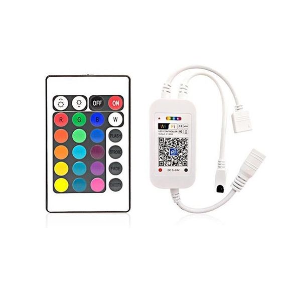 5-24v mini wifi led rgb controller with ir 24key remote control 1t1/ 1t2 cable led strip lights lamps bulbs
5-24v mini wifi led rgb controller with ir 24key remote control 1t1/ 1t2 cable led strip lights lamps bulbs