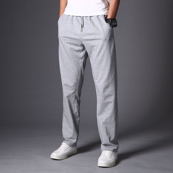 new sports pants in spring and autumn of 2019 men's solid loose large pants men's straight elastic casual pants, Black
new sports pants in spring and autumn of 2019 men's solid loose large pants men's straight elastic casual pants, Black