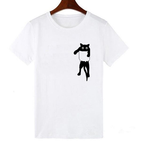 luckyroll new harajuku kitten t shirt women pocket cat print short sleeve & tees fashion casual t-shirt, White
luckyroll new harajuku kitten t shirt women pocket cat print short sleeve & tees fashion casual t-shirt, White
