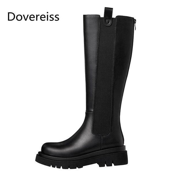 boots dovereiss fashion women's shoes winter elegant slip on cowhide concise mature round toe knee high 34-39, Black
boots dovereiss fashion women's shoes winter elegant slip on cowhide concise mature round toe knee high 34-39, Black