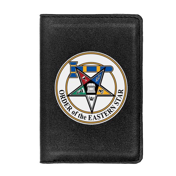 card holders classic order of the eastern star passport cover holder id case travel leather masonic wallet, Brown;gray
card holders classic order of the eastern star passport cover holder id case travel leather masonic wallet, Brown;gray