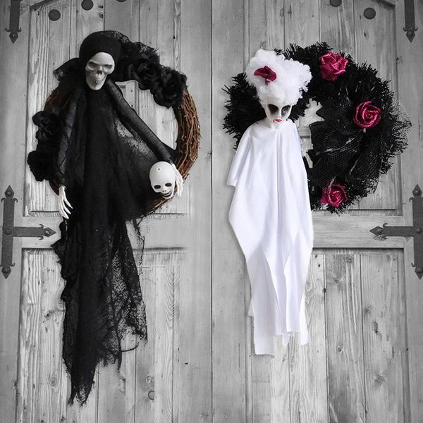 party decoration creative halloween black and white ghost room garland door hanging holiday horror venue household items vampire
party decoration creative halloween black and white ghost room garland door hanging holiday horror venue household items vampire