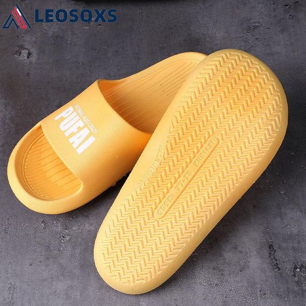 leosoxs breathable men's slippers summer beach flip flops casual slides male outside women bath non-slip soft sole outdoor s235, Black
leosoxs breathable men's slippers summer beach flip flops casual slides male outside women bath non-slip soft sole outdoor s235, Black