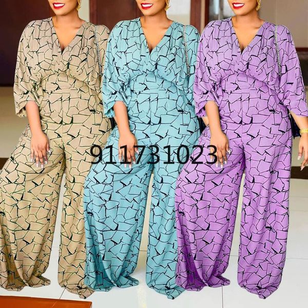ethnic clothing jumpsuit for women 2021 summer african v-neck polyester printing long clothes, Red
ethnic clothing jumpsuit for women 2021 summer african v-neck polyester printing long clothes, Red