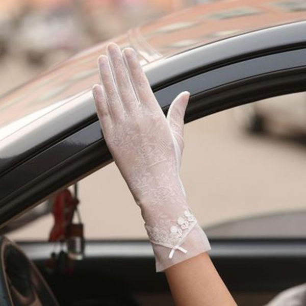 five fingers gloves lace short thin cycling anti-uv sunscreen summer female silk bow elastic nonslip touch screen driving glove g02, Blue;gray
five fingers gloves lace short thin cycling anti-uv sunscreen summer female silk bow elastic nonslip touch screen driving glove g02, Blue;gray