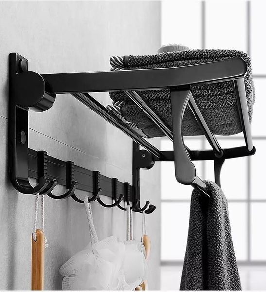 towel racks bathroom rack wall mounted foldable aluminum organizer holder shelf for accessories
towel racks bathroom rack wall mounted foldable aluminum organizer holder shelf for accessories