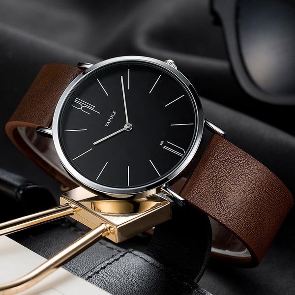 wristwatches simple men's watches genuin leather bussiness quartz men watch waterproof black white dail for drop, Slivery;brown
wristwatches simple men's watches genuin leather bussiness quartz men watch waterproof black white dail for drop, Slivery;brown