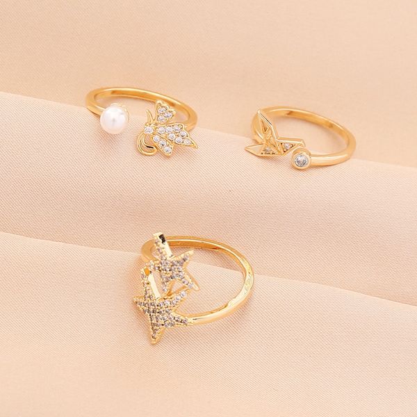 factory wholesale jewelry combination set five pointed star opening women's ring ins personalized creative hand decoration r060 party g
factory wholesale jewelry combination set five pointed star opening women's ring ins personalized creative hand decoration r060 party g